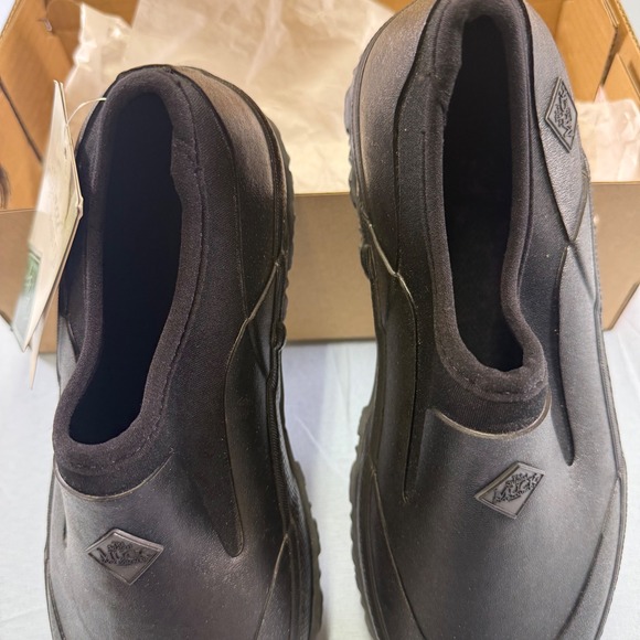 Muck Boot Company Forager Low Black Waterproof Slip On Shoes Men 9 Womens 10 NEW main image 5